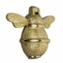 Brass Bumble Bee Door Knocker Brass Finish, thumbnail 2 of 3