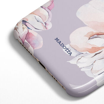 White Majolica Roses Case For iPhone, 4 of 4