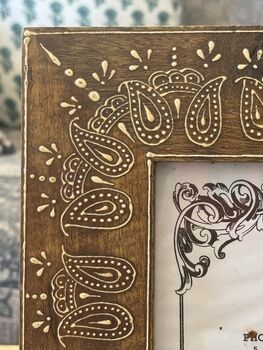 Wooden Picture Frame: Tabletop Photo Display, Artisan Crafted, 7 of 12