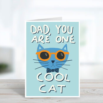 Cool Cat Father's Day Card, 2 of 3
