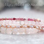 Pink Tourmaline Bracelet, thumbnail 9 of 12