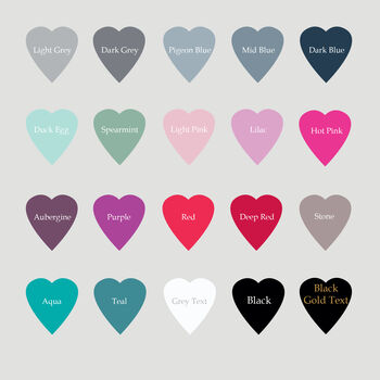 Personalised 13th, 14th Or 16th Birthday Heart Print, 5 of 6
