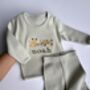 Safari Kids Personalised Pyjama Loungewear Set |, thumbnail 1 of 6