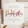 Personalised Floral 60th Birthday Card For Cousin, thumbnail 1 of 6