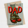 Socks And Sandals Father's Day Card, thumbnail 1 of 4