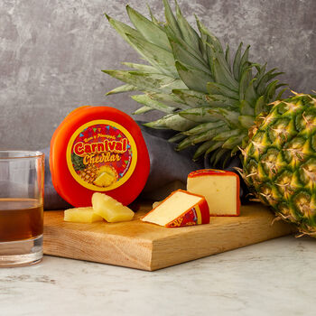 Rum And Pineapple Cheddar Truckle Six Pack 1200g, 2 of 3