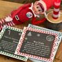 Elf Antics Personalised Countdown Cards For Advent, thumbnail 1 of 9
