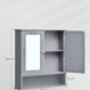 Wall Cabinet With Mirror And Adjustable Shelf, thumbnail 8 of 9