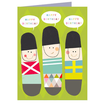 Mini Soldiers Birthday Card, 2 of 5