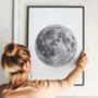 Set Of Three Black And White Moon Phases Prints, thumbnail 5 of 7