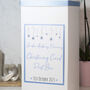 Personalised Stars Christening Baptism Card Post Box, thumbnail 1 of 3