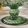 Set Of Four Laurier Green Footed Bowls, thumbnail 5 of 5