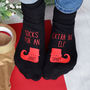 Extra Big Elf Personalised Christmas Socks, thumbnail 2 of 2