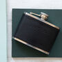 Personalised 4oz Leather Hip Flask, thumbnail 7 of 10