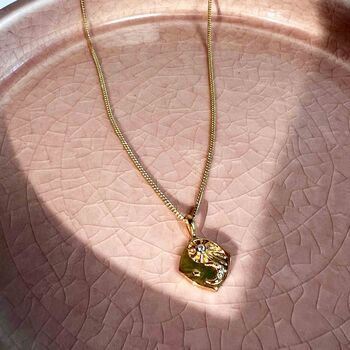 Sun And Moon Necklace Silver Or 18ct Gold Plated Vermeil, 4 of 5