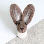 Hare Brooch Needle Felting Craft Kit, thumbnail 3 of 8
