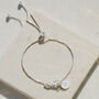 Delicate Sterling Silver Infinity Slider Bracelet, thumbnail 2 of 9