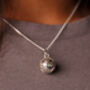 Petal Sterling Silver Harmony Ball Necklace, thumbnail 3 of 5
