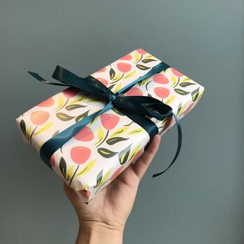 Falling Flowers Wrapping Paper, 3 of 4