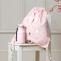 Personalised Trixie Rabbit Drawstring Bag For Nursery, School, Holiday, thumbnail 2 of 10