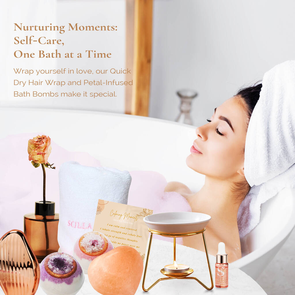 Best Pamper Hamper Spa Gift Set For Women By Scilla Rose