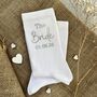 Personalised Bride Wedding Socks, thumbnail 1 of 4