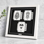 Personalised Mr And Mrs Wedding Gift Lion Playing Cards Frame, thumbnail 1 of 9