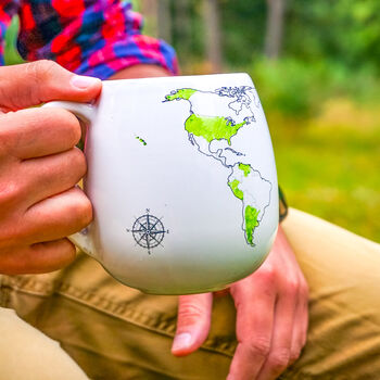 World Map Colour In Mug, 6 of 9
