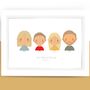 Personalised Family Portrait, thumbnail 1 of 5