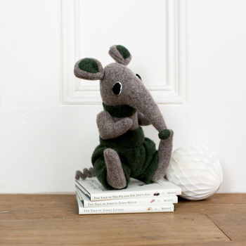 Shrew Soft Toy Personalised And Handmade, 6 of 9