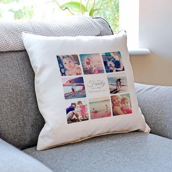 Personalised Photo Collage Cushion, 2 of 2