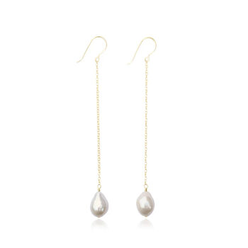 Alina Bridal Drop Earrings, 2 of 3