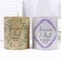 Personalised Anniversary Metallic Candle Gift, thumbnail 6 of 12