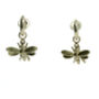 Sterling Silver Or Gold Vermeil Mini Hoop Bee Earrings, thumbnail 4 of 4