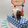 Personalised Circus Grizzly Bear Cake Topper, thumbnail 3 of 6