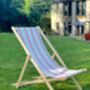 Personalised Striped Wooden Deckchair, thumbnail 9 of 9
