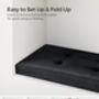 Cube Ottoman With Storage And Foldable Design, thumbnail 4 of 7