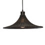 Handmade Black Rattan Bohemian Pendant Shade, thumbnail 2 of 3