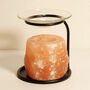 Himalayan Salt Crystal Oil Burner And Wax Melter, thumbnail 4 of 8