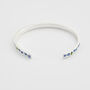 Silver Forget Me Not Bangle, thumbnail 4 of 9