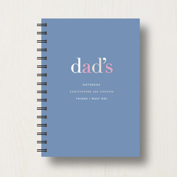 Personalised Dad's Journal Or Notebook, 2 of 7