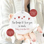 The Bump And I Love You So Much Personalised Decoration, thumbnail 2 of 2