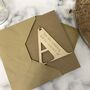 Personalised Initial Letter Good Luck Card, thumbnail 8 of 12