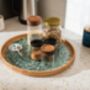 Boho Carbis Rattan Tray – Handmade Eco Friendly Home Decor, thumbnail 4 of 4