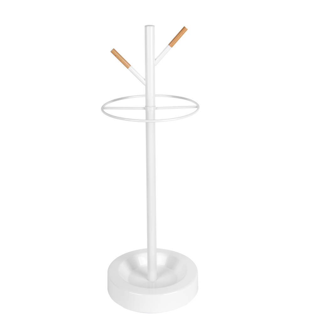 metal umbrella stand with drip tray by marquis & dawe