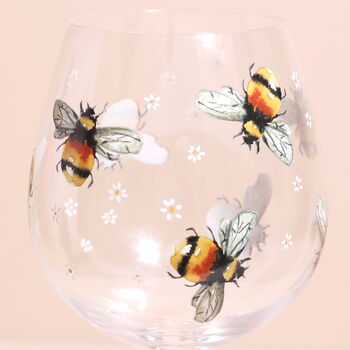 Floral Bumblebee Gin Glass, 2 of 3