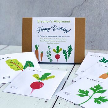 Dads Allotment Vegetable, Herb, Salad, Seed Kit, 8 of 9