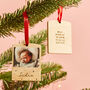 Personalised Wooden Photo Block Christmas Bauble, thumbnail 4 of 8