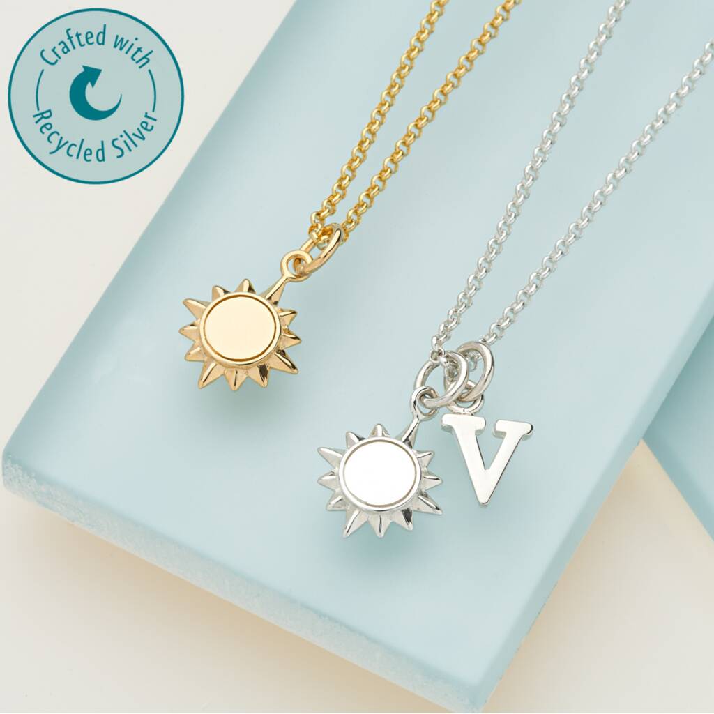 Sterling Silver Sunshine Necklace With Message Card By Lily Charmed ...