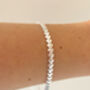 Sterling Silver Interlinked Heart Bracelet, thumbnail 5 of 7